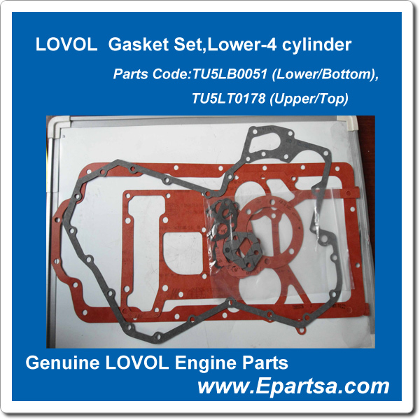 Lovol Gasket Set,Lower-4-Cylinder