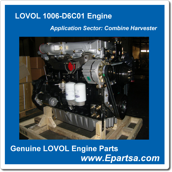 Lovol Engine 1006-D6C01 (Harvester Application)