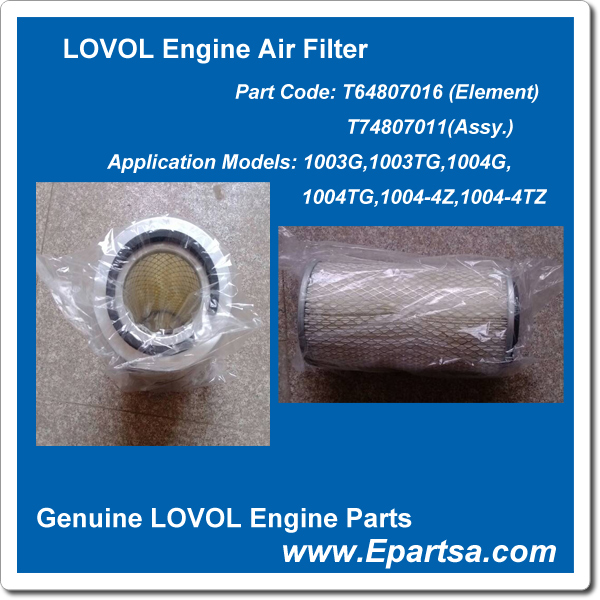 Lovol Air Filter-3&4 Cylinder