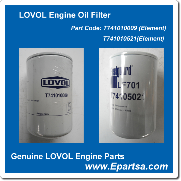Lovol Oil Filters